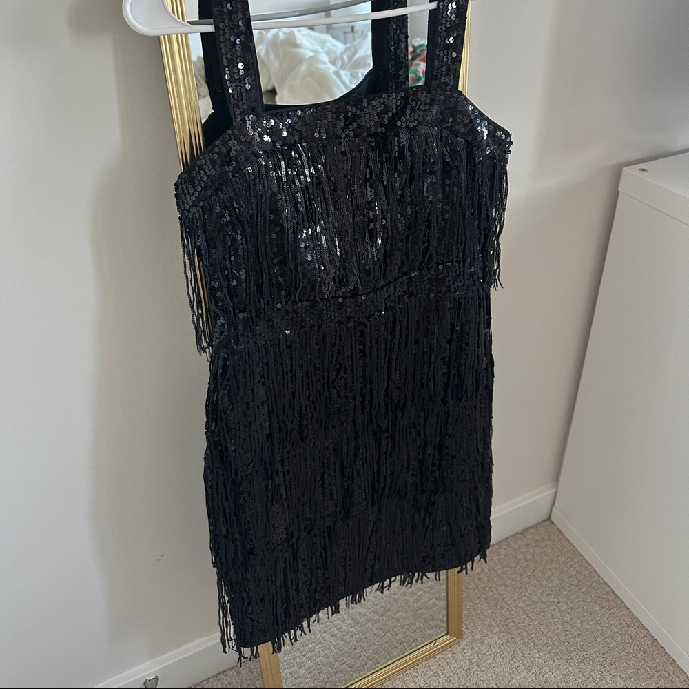 Shein Sparkle Fringe Dress